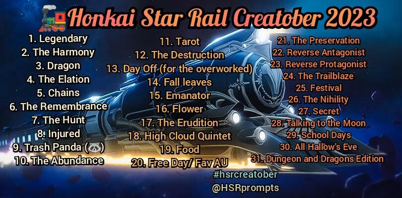 HSR Creatober 2023